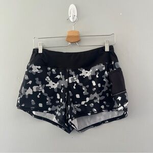 Athleta Ready Set Go Shorts Athletic Black and Gray Women's Size Small S